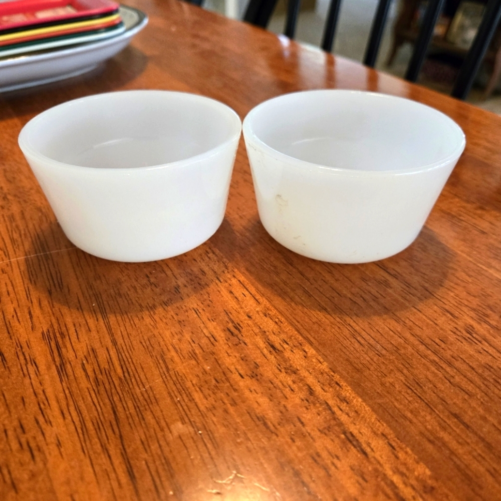 Glassbake Custard Cups Set Of 2